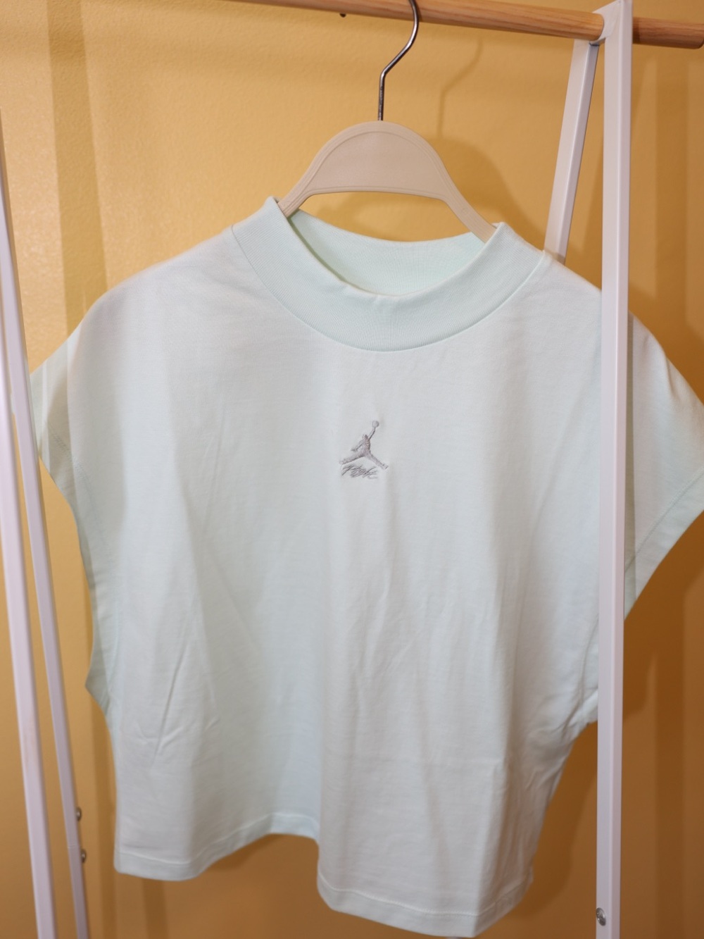 Jordan Mint Green Cropped Short Sleeve Tee